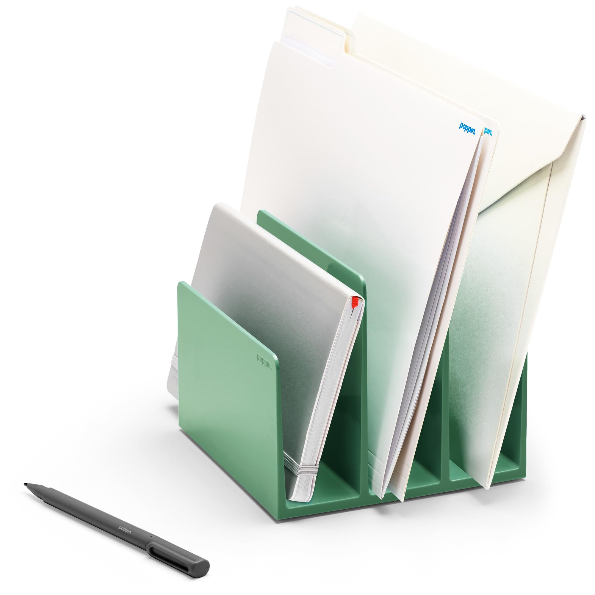 Amazon.com: Poppin Fin File Sorter - 3-Compartment File Organizer